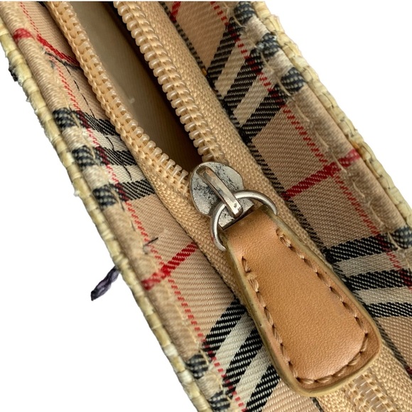 Kate SPADE JUTE BAG PLAID CHECK PRINT - Picture 6 of 11